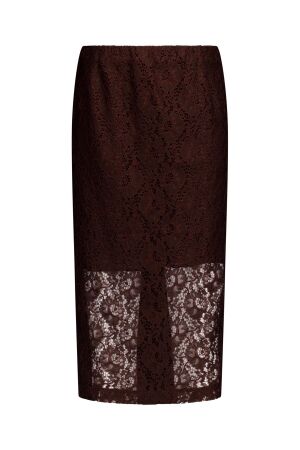 Studio Anneloes Studio Anneloes alissa lace skirt 13758 8700 espresso