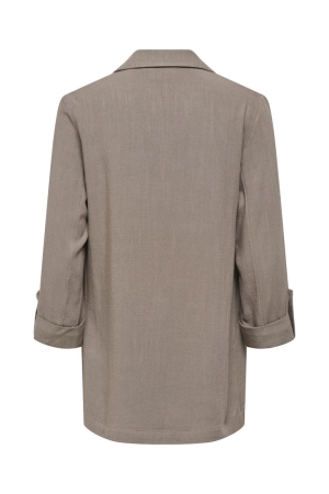 Only Only onlsiesta 3/4 open linen bl blazer tlr 15322274 Blazers walnut