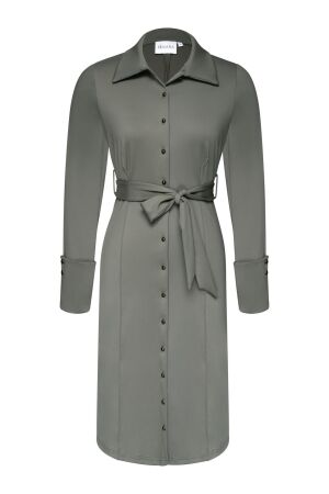 KIMARA KIMARA kenny dress kr09.14205.502 Jurk 315 olive mirage