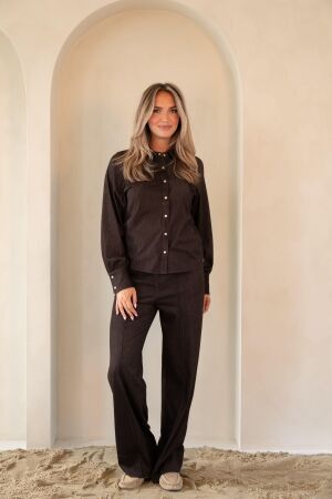 KIMARA KIMARA pino blouse kr27.14227.310 Blouse 215 denim brown