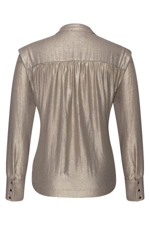KIMARA KIMARA jackie blouse kr33.14208.315 T-shirt Lange mouw 26004 offwhite / gold