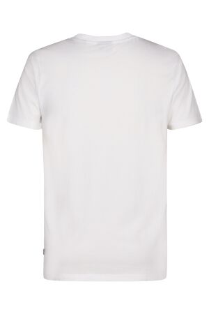 Petrol Petrol t-shirt ss classic print m-2060-tsr643 Print T-shirts 0000 bright white