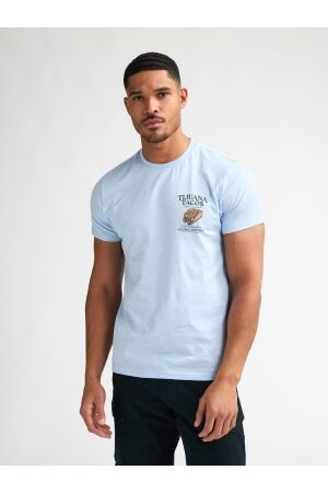 Petrol Petrol t-shirt ss classic print m-2060-tsr647 Print T-shirts 5196 sky