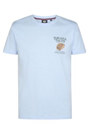 Petrol Petrol t-shirt ss classic print m-2060-tsr647 Print T-shirts 5196 sky