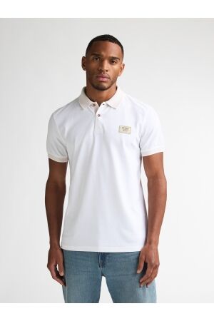 Petrol Petrol polo short sleeve m-2060-pol928 Poloshirts 0000 bright white