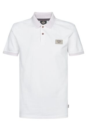 Petrol Petrol polo short sleeve m-2060-pol928 Poloshirts 0000 bright white