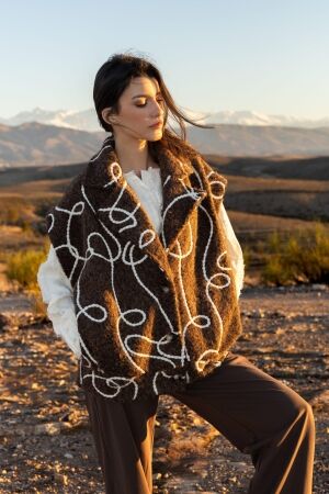 KIMARA KIMARA maria gilet kr70.14168.804 Gilets 213 brown