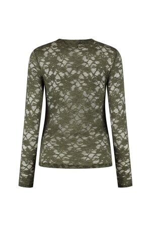 LADY DAY LADY DAY joss  l21.201.3460 T-shirt Lange mouw deep forest