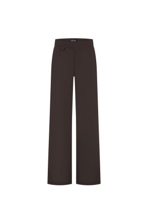 LADY DAY LADY DAY milana bonded  l14.775.3528 Broek dark brown