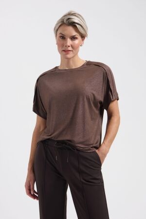 LADY DAY LADY DAY thyme l21.201.3574 T-shirt Korte mouw truffle