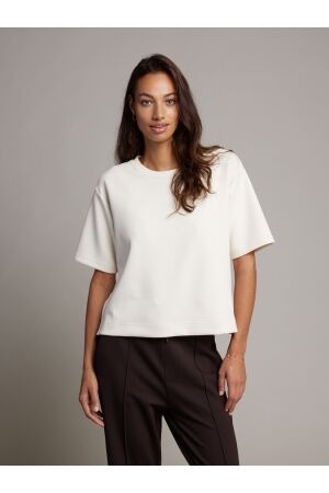 Pink Noir Pink Noir iris t-shirt pn22243071 T-shirt Korte mouw 101 off-white