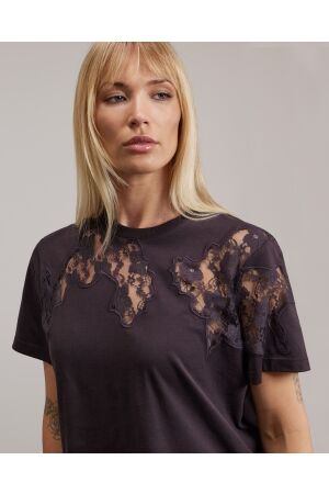 Pink Noir Pink Noir cato t-shirt pn22243288 T-shirt Korte mouw 206 ganache