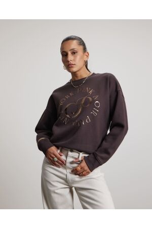 Pink Noir Pink Noir merci sweater pn22243297 Sweater 206 ganache