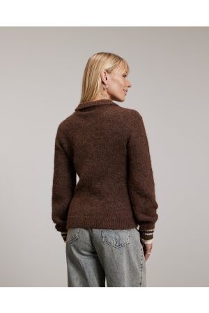 Pink Noir Pink Noir aliyah polo pn22243239 Poloshirts 211 coffee quartz