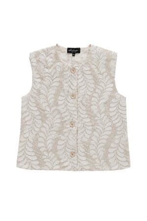 Elvira Casuals Elvira Casuals gilet amelia e3 26-007 Gilets 135 creme