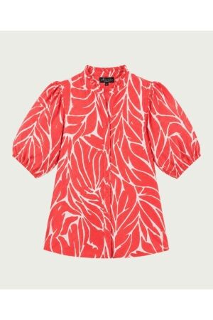Elvira Casuals Elvira Casuals blouse elodi e3 26-014 Blouse 699 sienna leaves