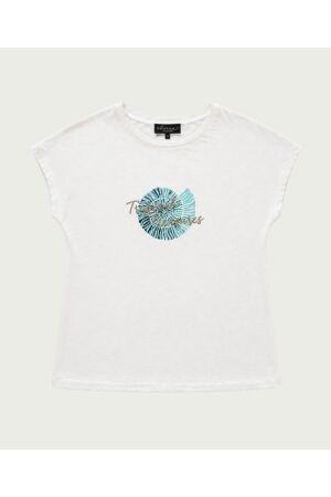 Elvira Casuals Elvira Casuals t-shirt treasures e3 26-017 T-shirt Korte mouw 796 ecru