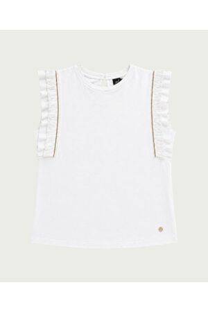 Elvira Casuals Elvira Casuals top dominique e3 26-018 T-shirt Korte mouw 796 ecru