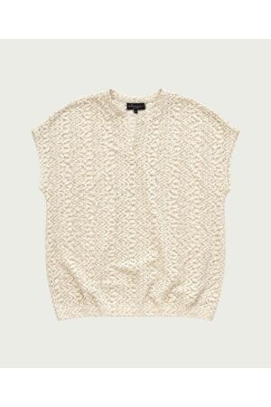 Elvira Casuals Elvira Casuals top julia e3 26-025 T-shirt Korte mouw 796 ecru