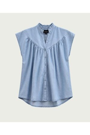 Elvira Casuals Elvira Casuals blouse rosan e3 26-030 Blouse 204 ice blue