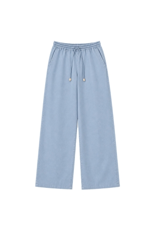 Elvira Casuals Elvira Casuals trouser rosan e3 26-031 Broek 204 ice blue