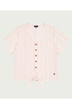 Elvira Casuals Elvira Casuals blouse silvia e3 26-033 Blouse 596 striped linen