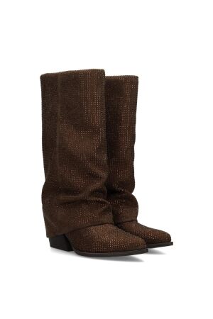 Posh by Poelman Posh by Poelman adele cshn18525-69psh1 Laarzen dk brown 5824-1432a