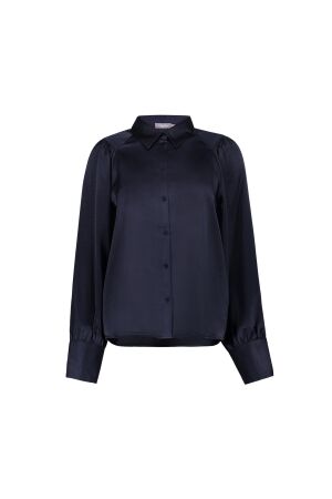 Geisha Geisha blouse shiny 63565-21 Blouse 675 navy