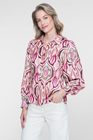 Geisha Geisha blouse 63640-20 Blouse 720 sand/burgundy