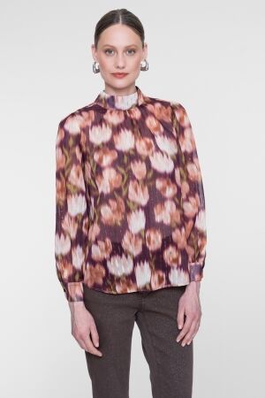 Geisha Geisha blouse 63636-20 Blouse 430 cassis/orange