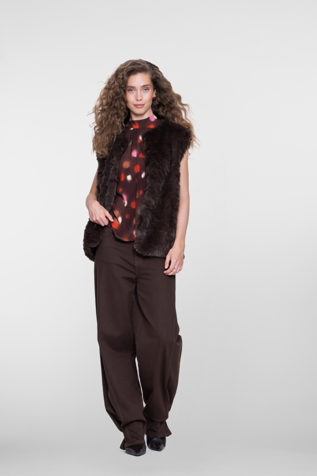 Geisha Jeans balloon snaps 61501-10 775 brown