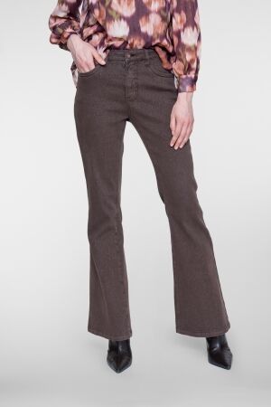 Geisha Geisha jeans flair lurex 61543-10 Flare 775 brown lurex
