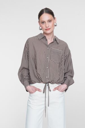 Geisha Geisha blouse 63711-20 Blouse 775 brown/sand
