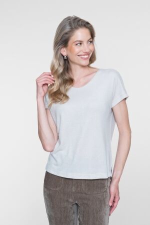 Geisha Geisha top shimmer 62549-24 T-shirt Korte mouw 720 sand