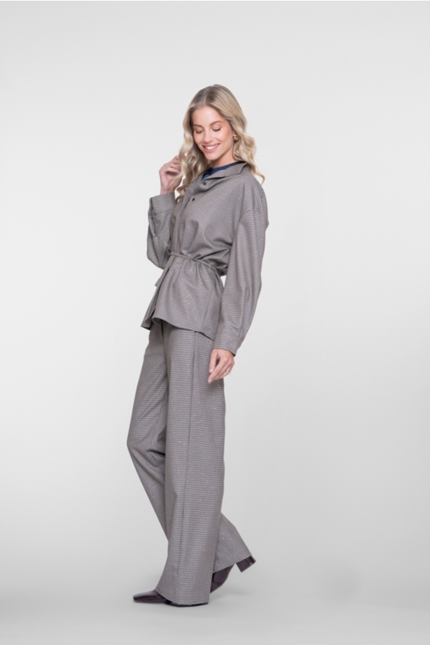 Geisha Pants 61900-20 715 beige/camel/black