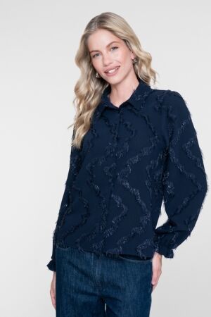 Geisha Geisha blouse 63909-20 Blouse 685 dark blue
