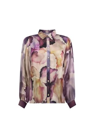 Geisha Geisha blouse 63906-20 Blouse 718 ecru/purple
