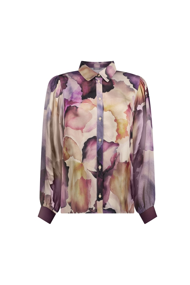 Geisha blouse 63906-20 718 ecru/purple
