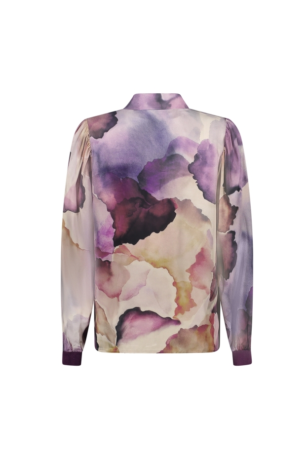 Geisha blouse 63906-20 718 ecru/purple