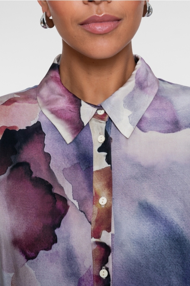 Geisha blouse 63906-20 718 ecru/purple