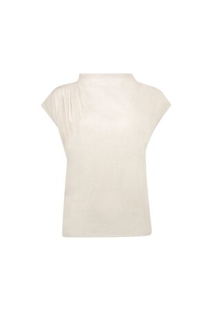 Geisha Geisha top with lurex 62930-47 T-shirt Lange mouw 25 gold