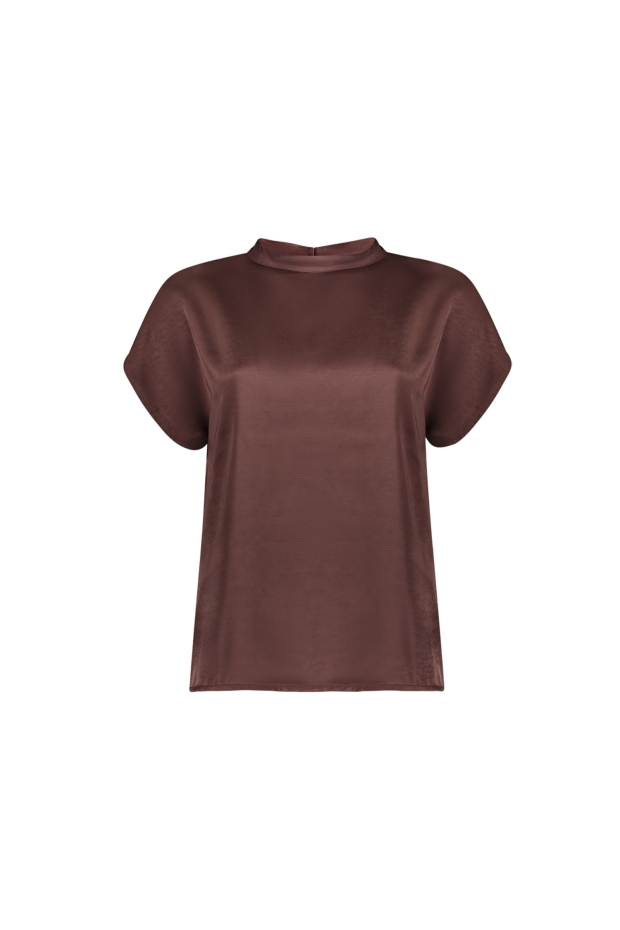 Geisha blouse 63943-20 775 brown