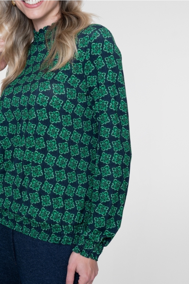 Geisha top 62660-20 530 green/navy