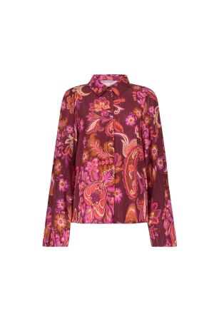 Geisha Geisha blouse 63674-20 Blouse 445 fuchsia/coral