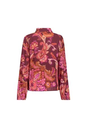 Geisha Geisha blouse 63674-20 Blouse 445 fuchsia/coral