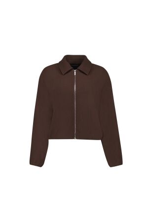 Geisha Geisha bomber comfy collar 65556-21 Jackets 775 brown