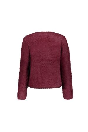 Geisha Geisha cardigan hairy 64508-10 Vest 480 burgundy