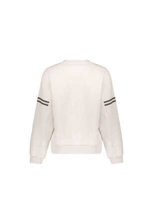 Geisha Geisha sweat champs 62552-24 Sweater 715 beige melange/brown
