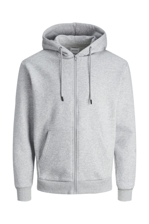 Jack & Jones Jack & Jones jjebradley sweat zip hood noos 12249342 Vest 4385559 light grey melange