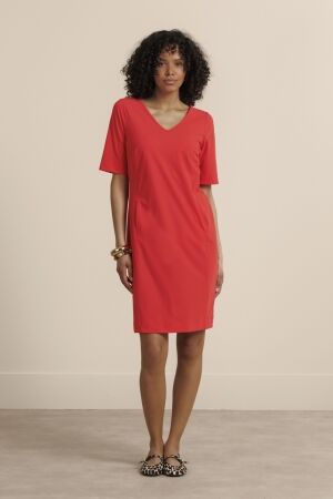 Studio Anneloes Studio Anneloes silvie ssl dress 14001 Jurk 2800 coral red